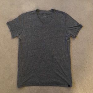 Gray V Neck American Eagle